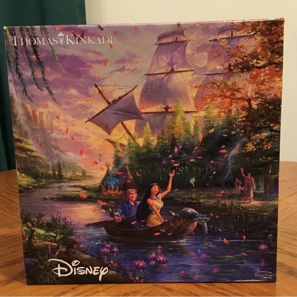 Disney Other - Disney Thomas Kinkade Pocahontas 750 Piece Jigsaw Puzzle